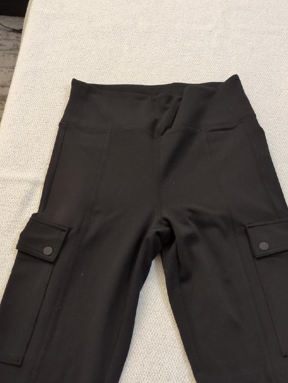 Athleta Black Delancey Cargo Leggings